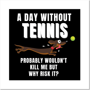 A Day Without Tennis Posters and Art